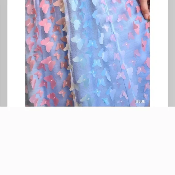 Umgee Multicolor Butterfly A-Line Skirt Perfect For Spring! NWT SIZE SMALL - Picture 9 of 9